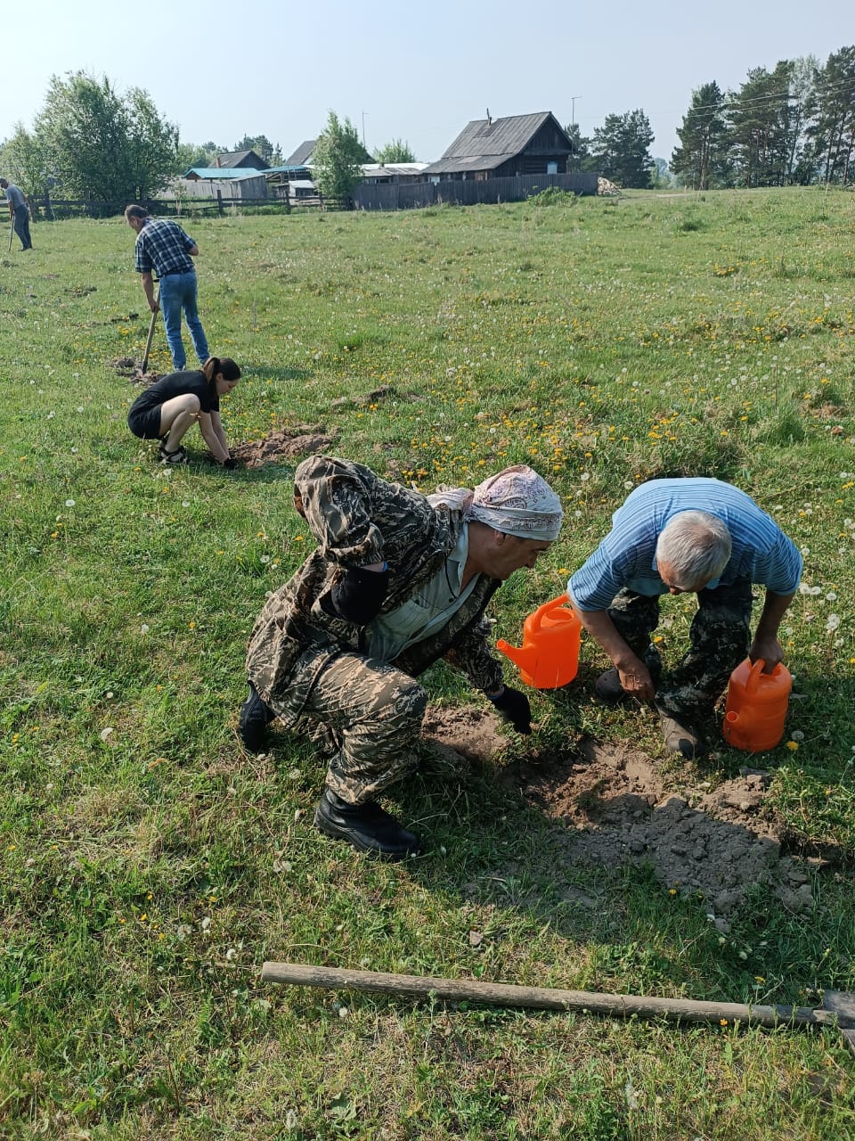 05.06.2023 г. в с. Куяново провели Международную акцию “Сад памяти”.